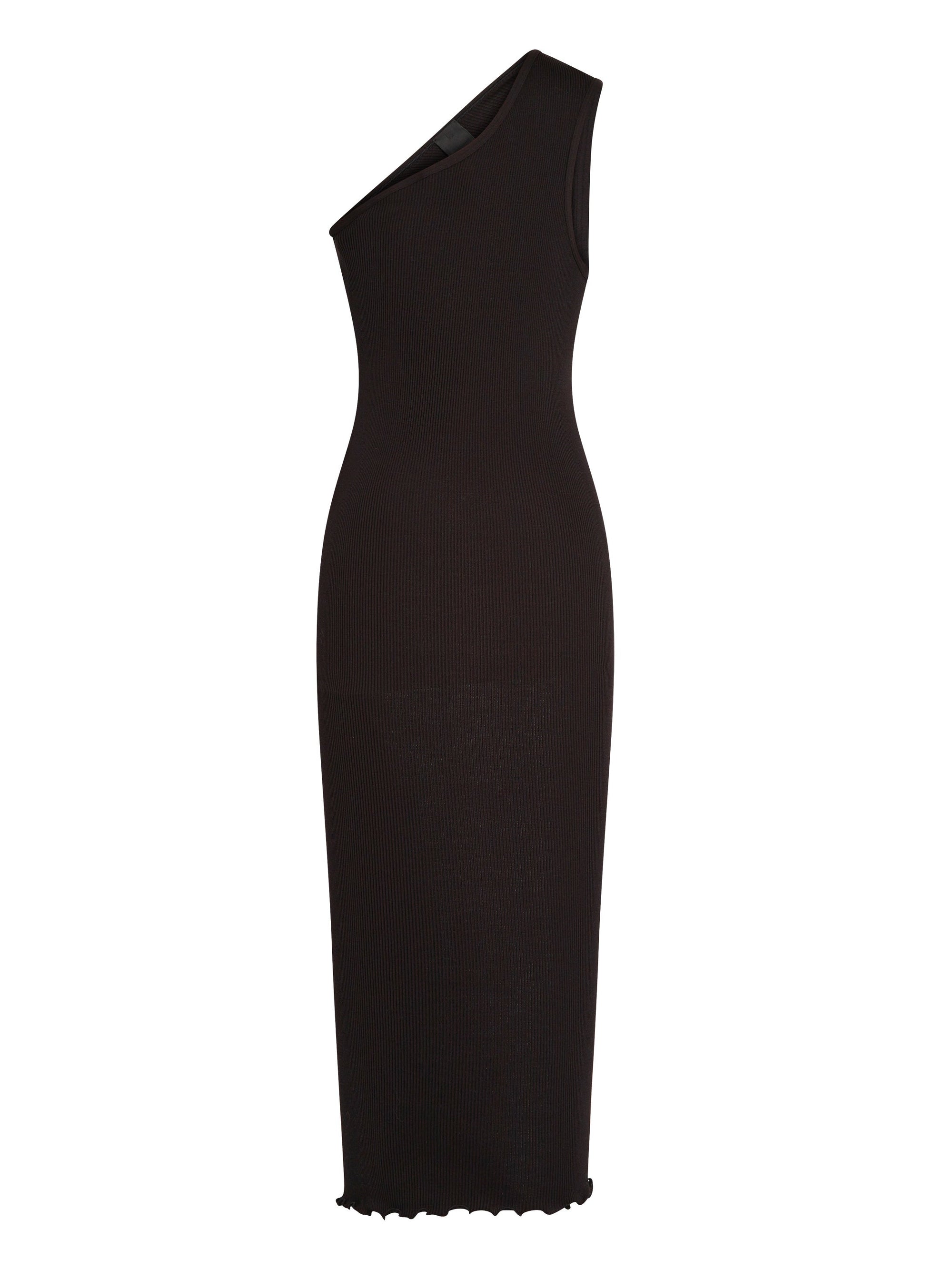 Robe tubulaire asymétrique - Black