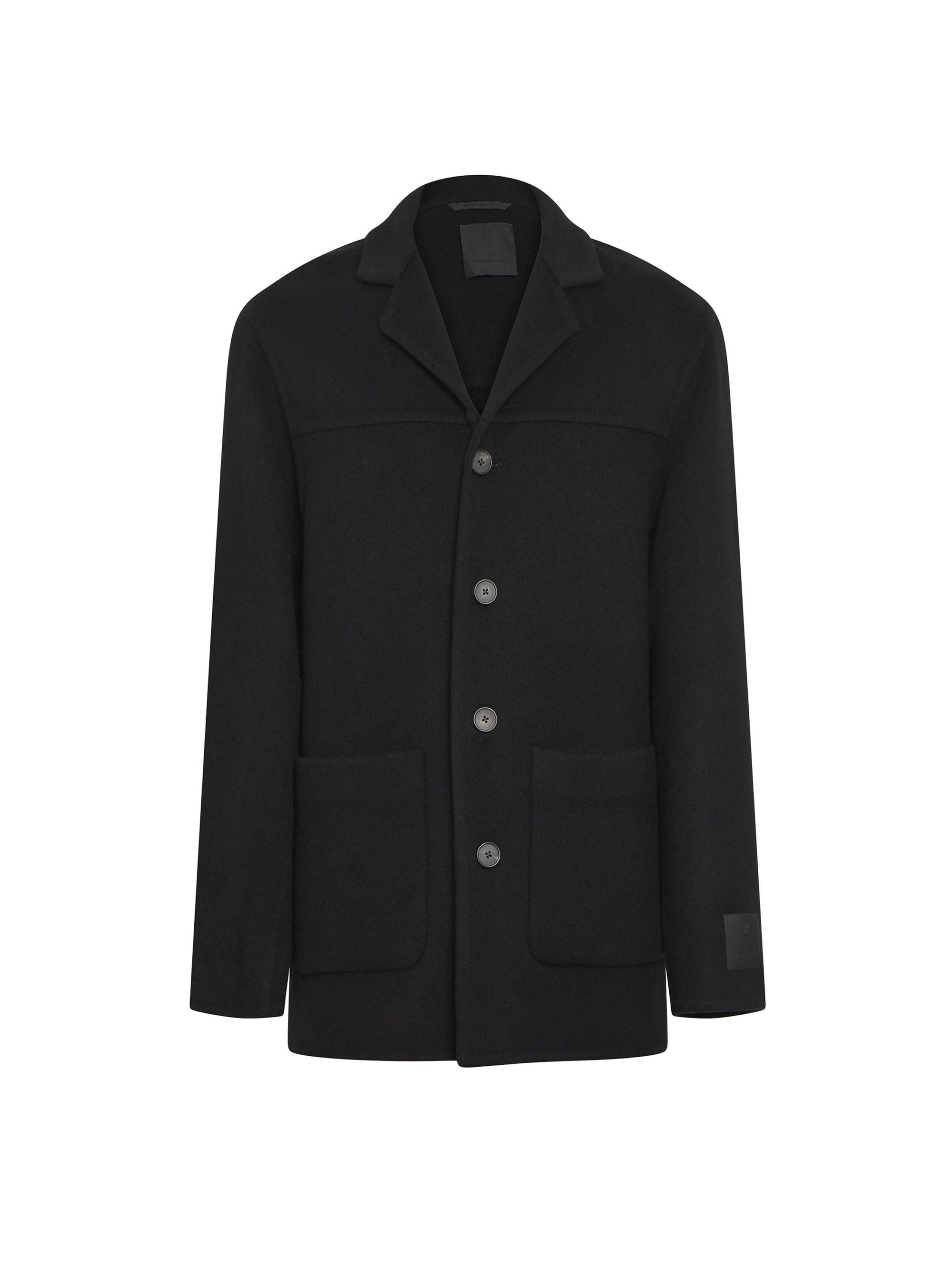 Veste double face en cachemire - Black