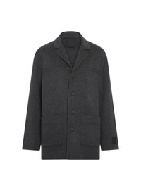 Veste double face en cachemire - Gris Fonce