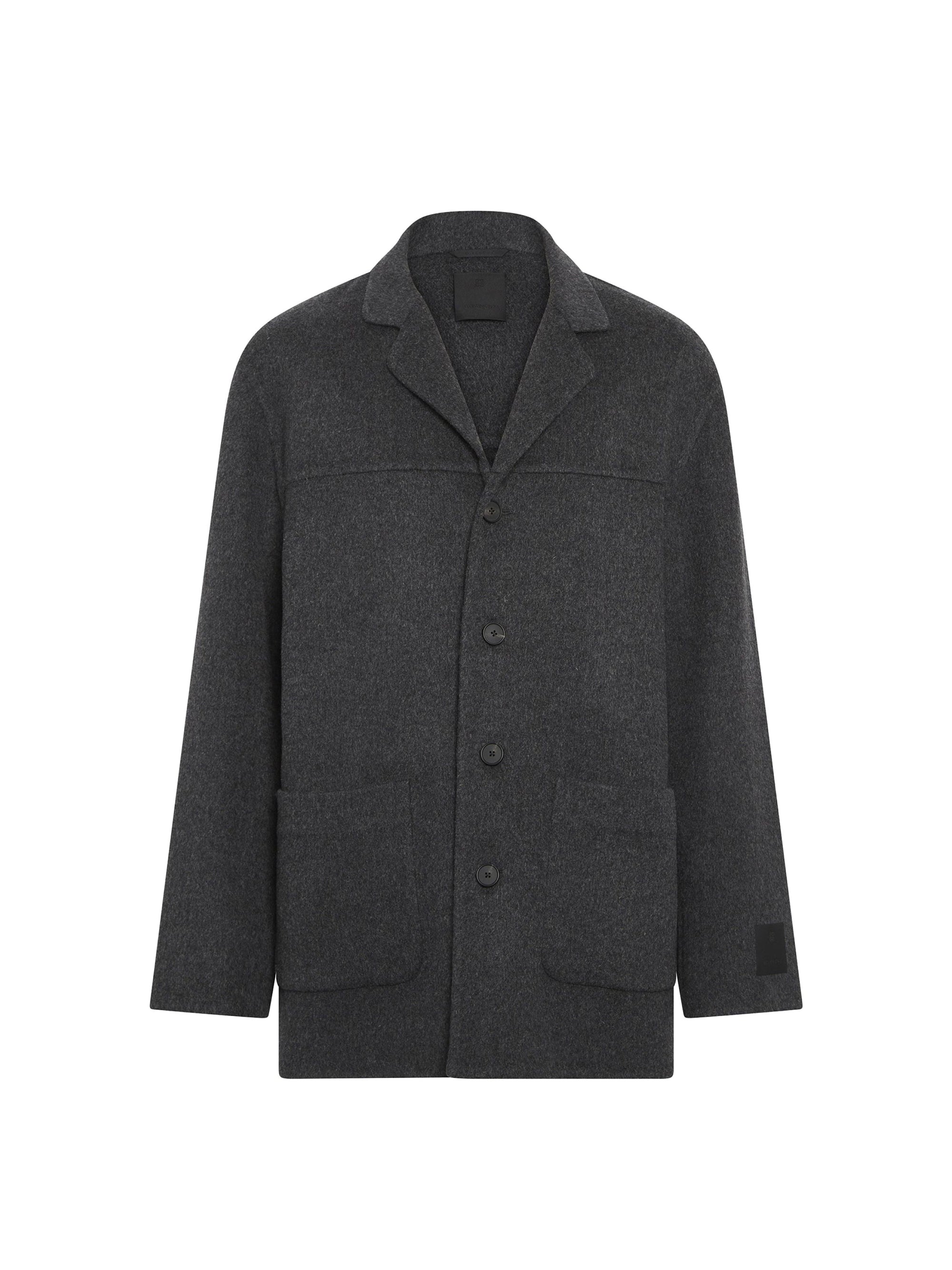Veste double face en cachemire - Gris Fonce