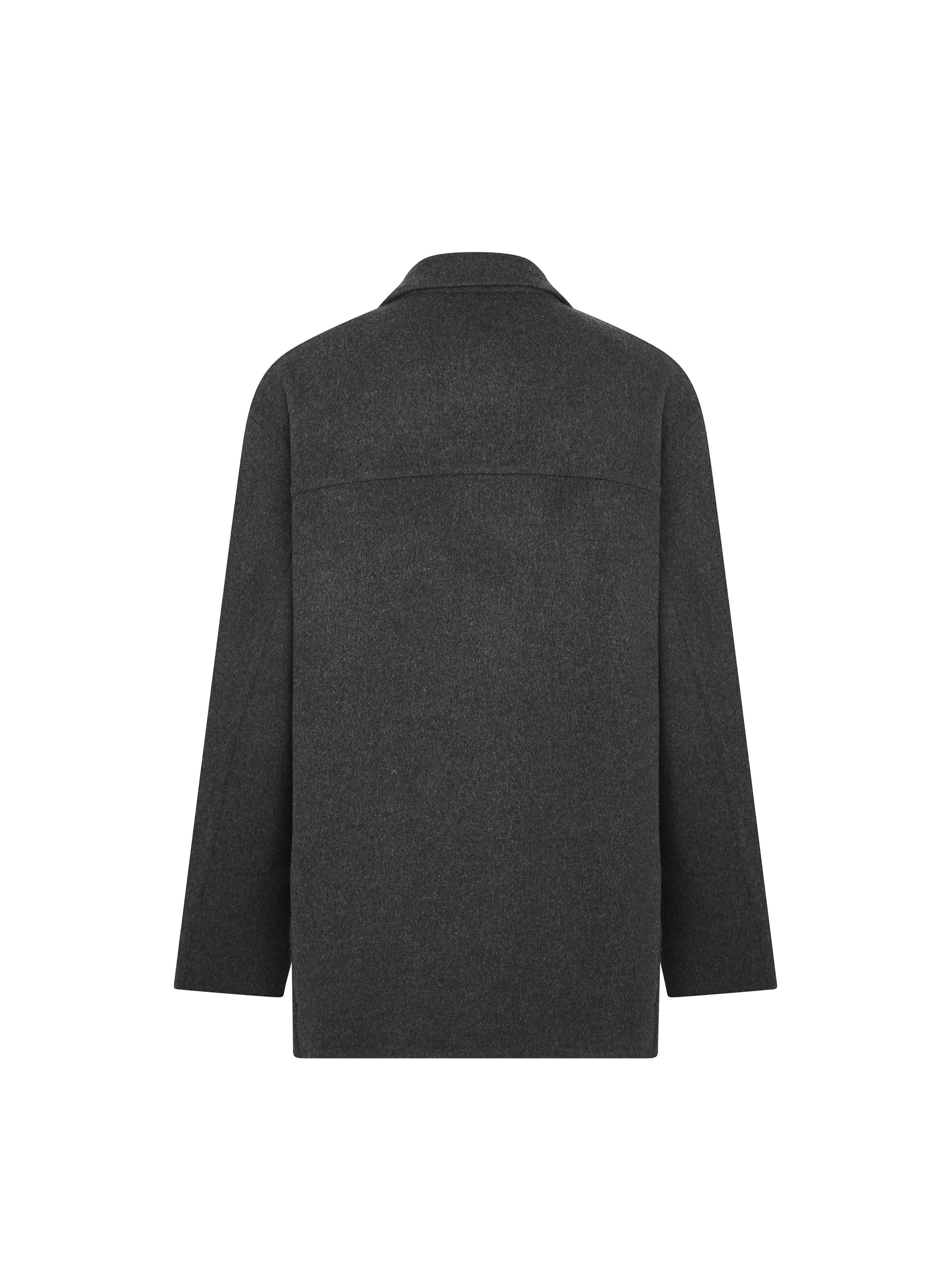 Veste double face en cachemire - Gris Fonce