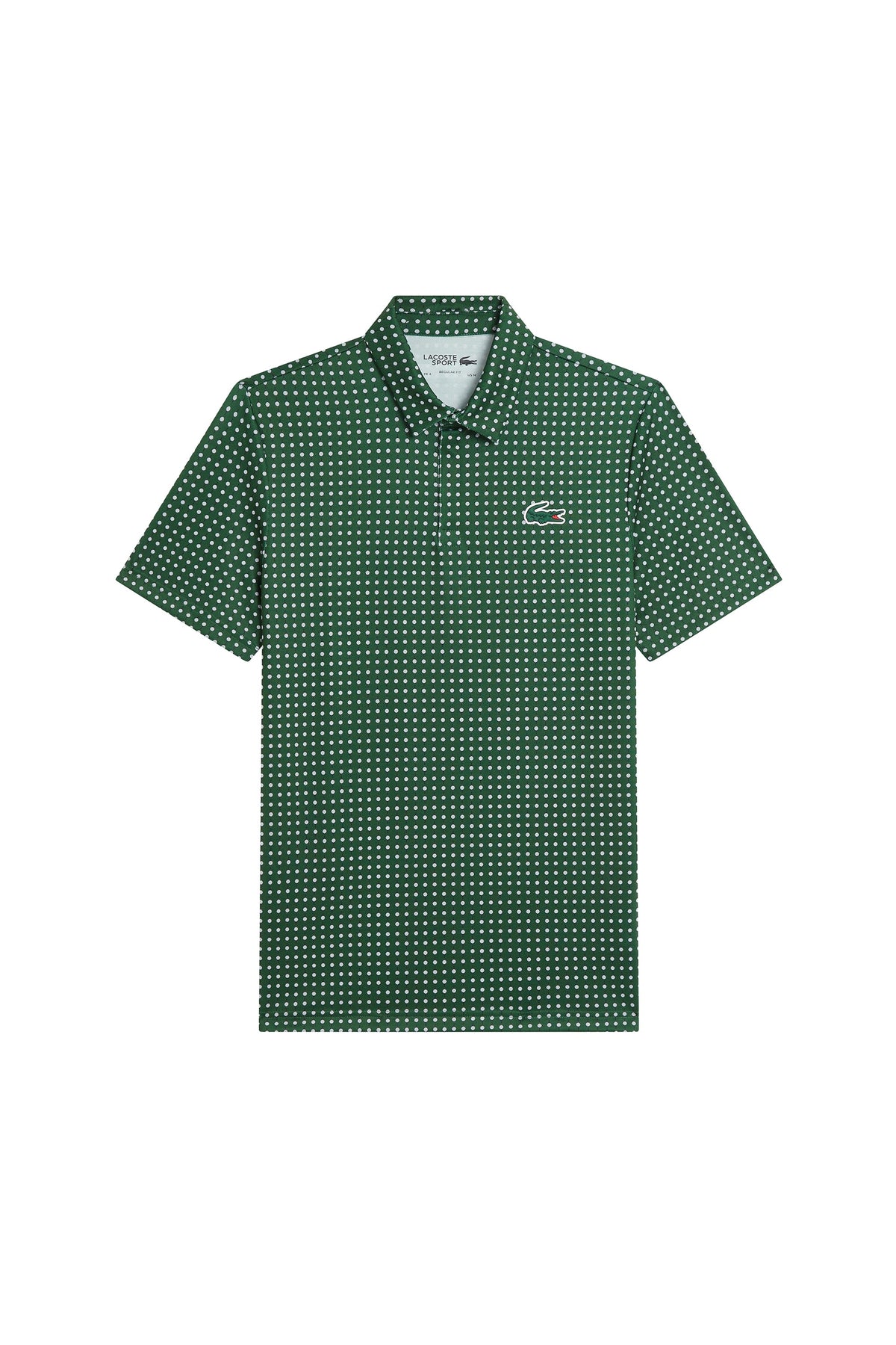 Polo à pois avec logo - Vert & Blanc