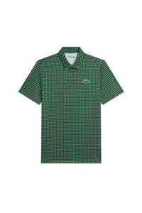 Polo à pois avec logo - Vert & Blanc