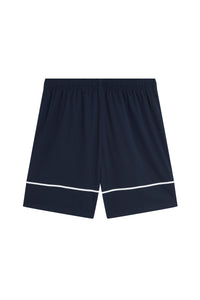 Shorts with logo piping - Navy
