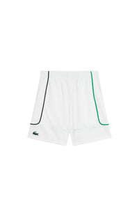 Shorts with logo piping - White