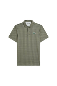 Polo à pois avec logo - Kaki & Marine