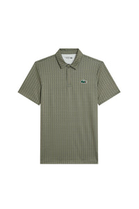 Polo à pois avec logo - Kaki & Marine