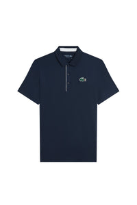 Polo avec logo boutonné - Marine & Blanc
