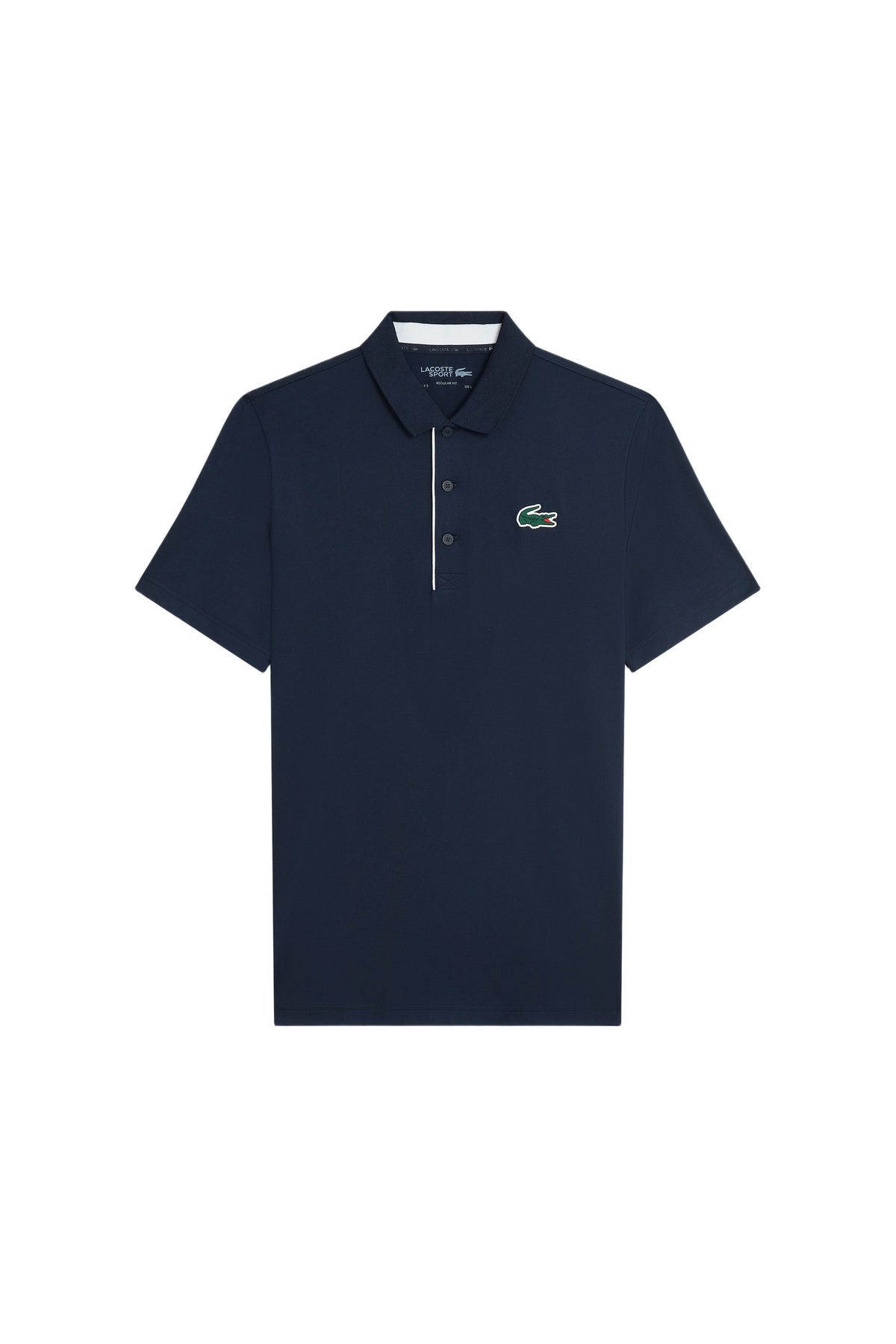 Polo avec logo boutonné - Marine & Blanc