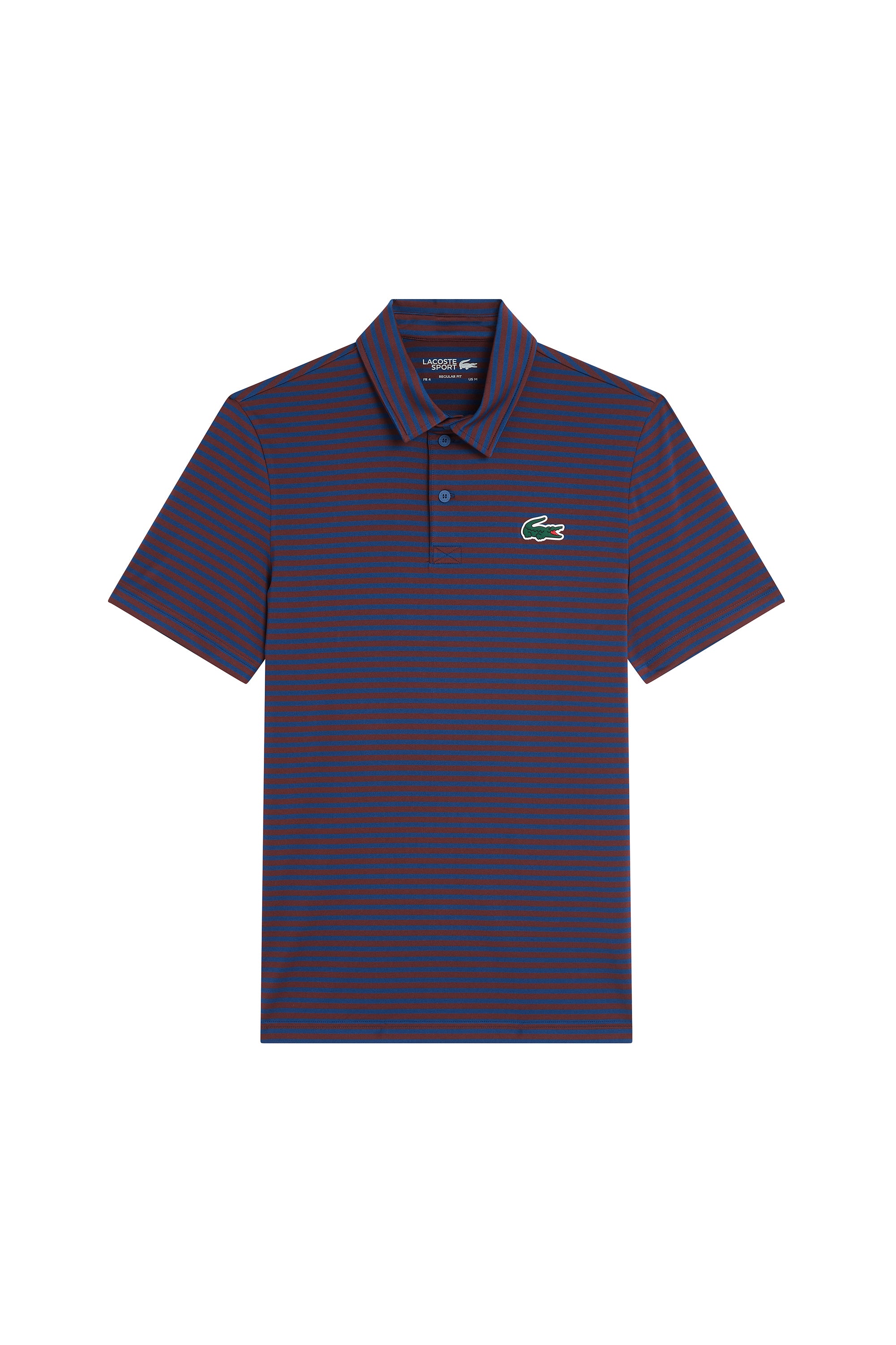 Striped polo shirt with logo - Sphere & Expresso
