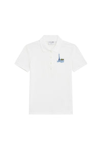 Polo avec logo boutonné - Blanc