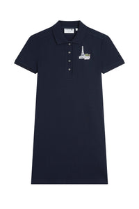 Robe polo boutonnée - Marine