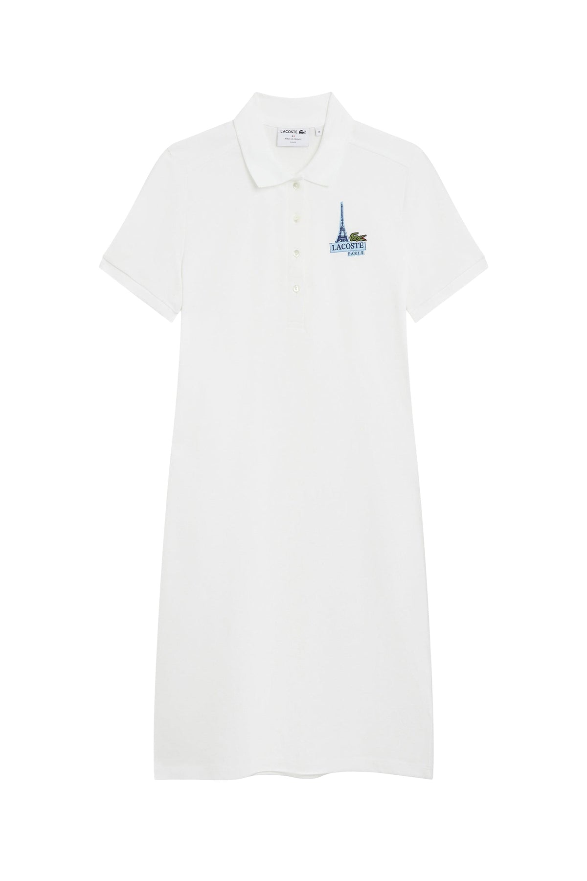 Robe polo boutonnée - Blanc