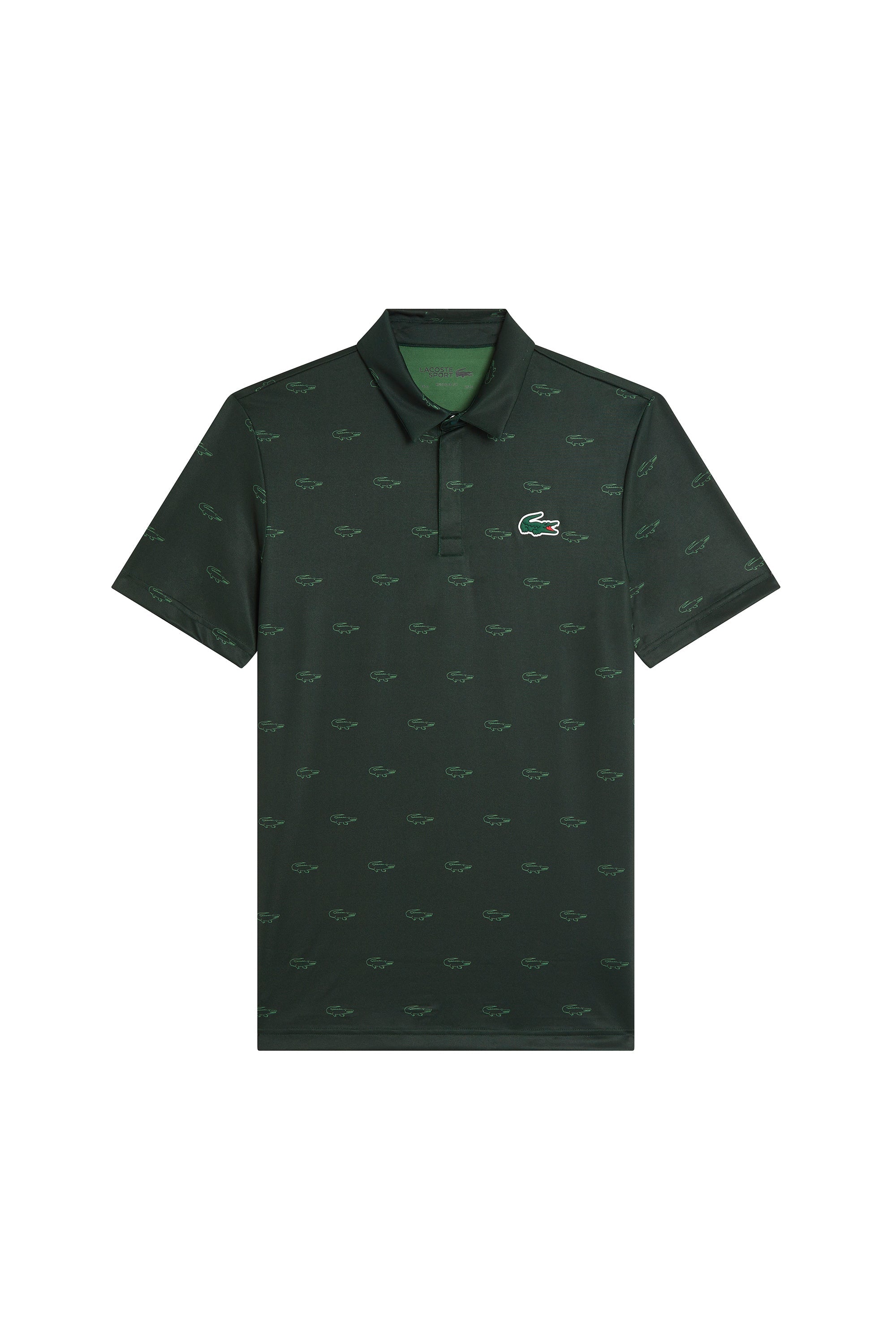 Polo à pois avec logo - Sinople & Vert