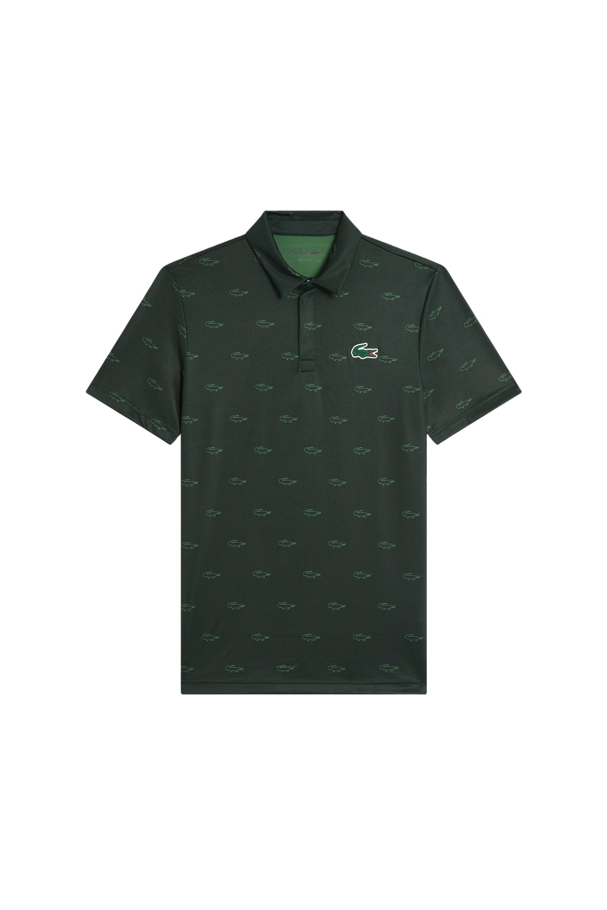 Polo à pois avec logo - Sinople & Vert