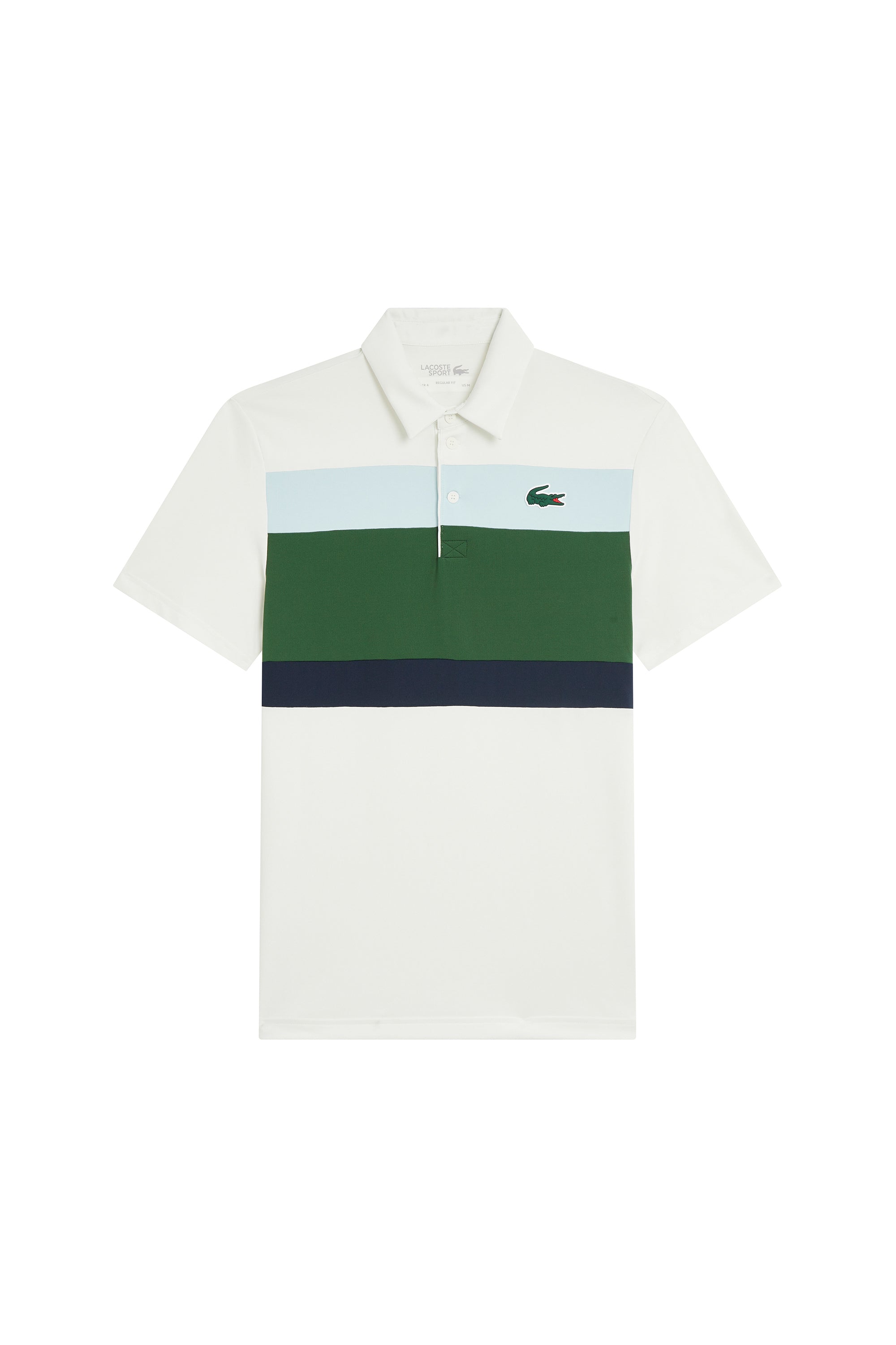Polo à rayures imprimées - Farine & Vert