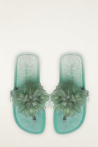 Military And Sage Green Sandales - Military And Sage Green
