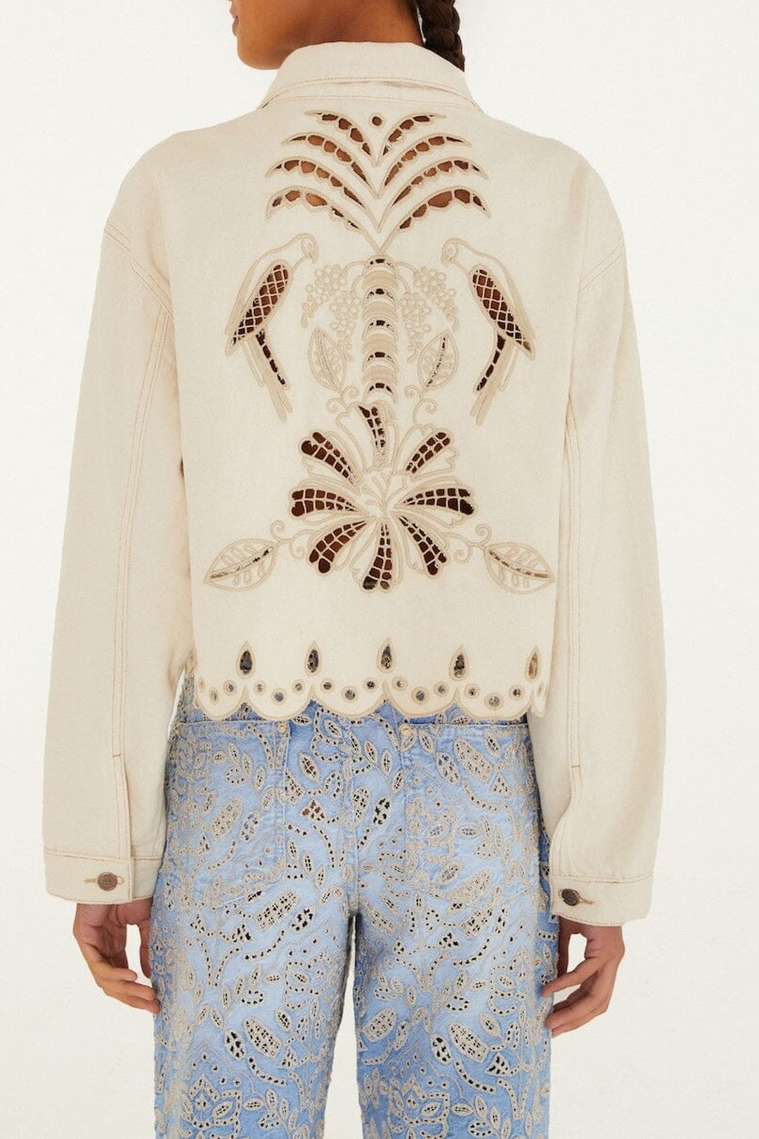 Veste Canva en coton - Blanc