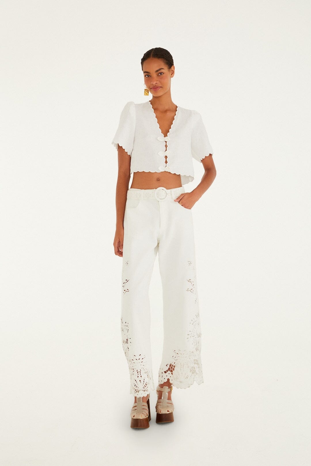 Off White Top - Off White
