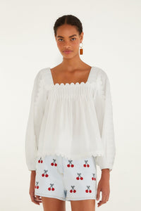 Off White Blouse - Off White