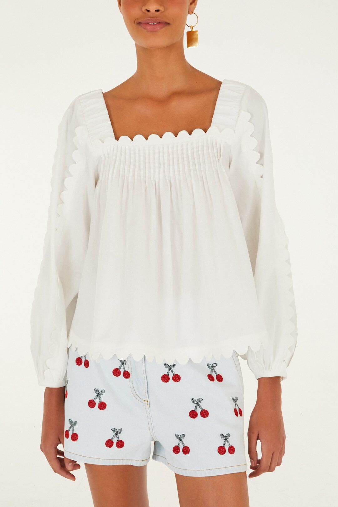 Off White Blouse - Off White