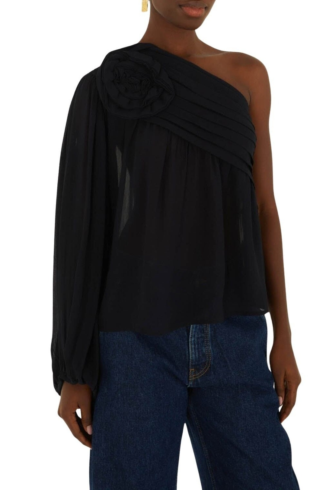 FELIX_JAMBES_Black Blouse - Black