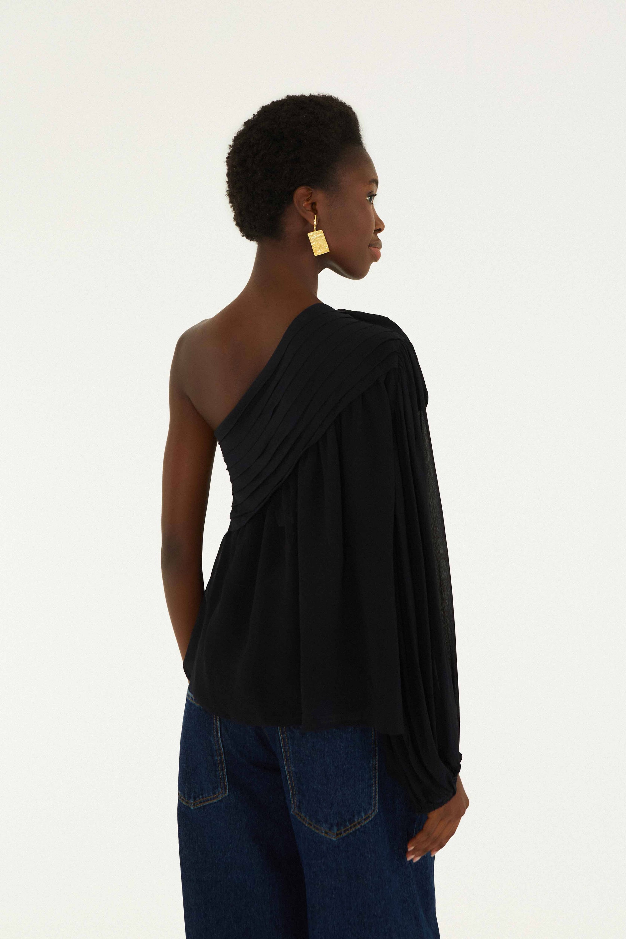 Black Blouse - Black