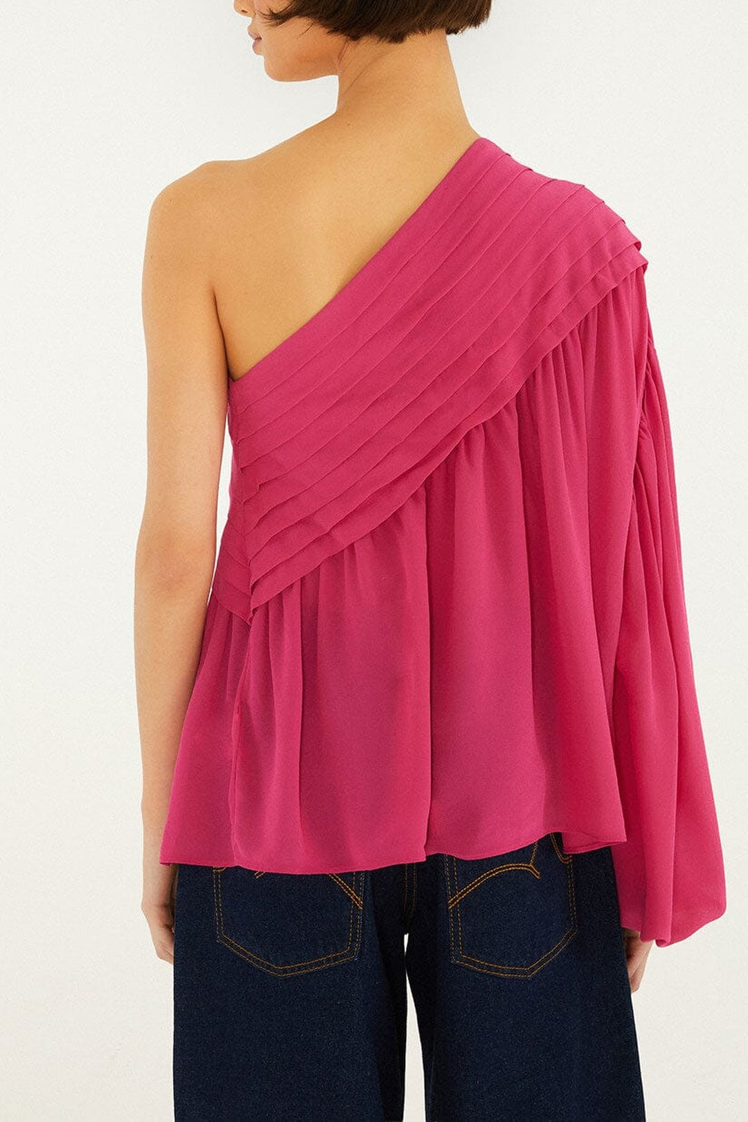 Blouse asymétrique - Rose
