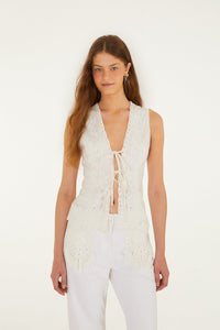 Off White Blouse - Off White