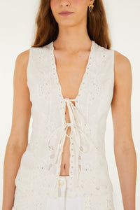 Off White Blouse - Off White