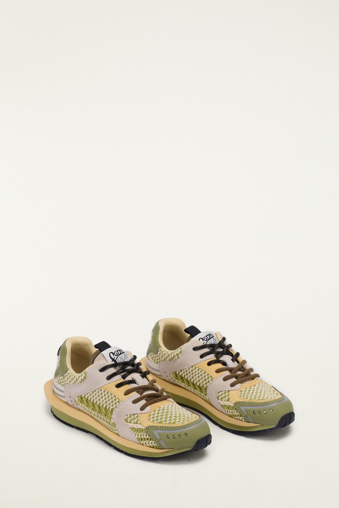 Blush And Green Sneakers - Blush And Green
