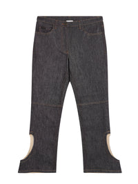 PRIX MARQUE : 120 / PANTALON INVERSÉ EN DENIM