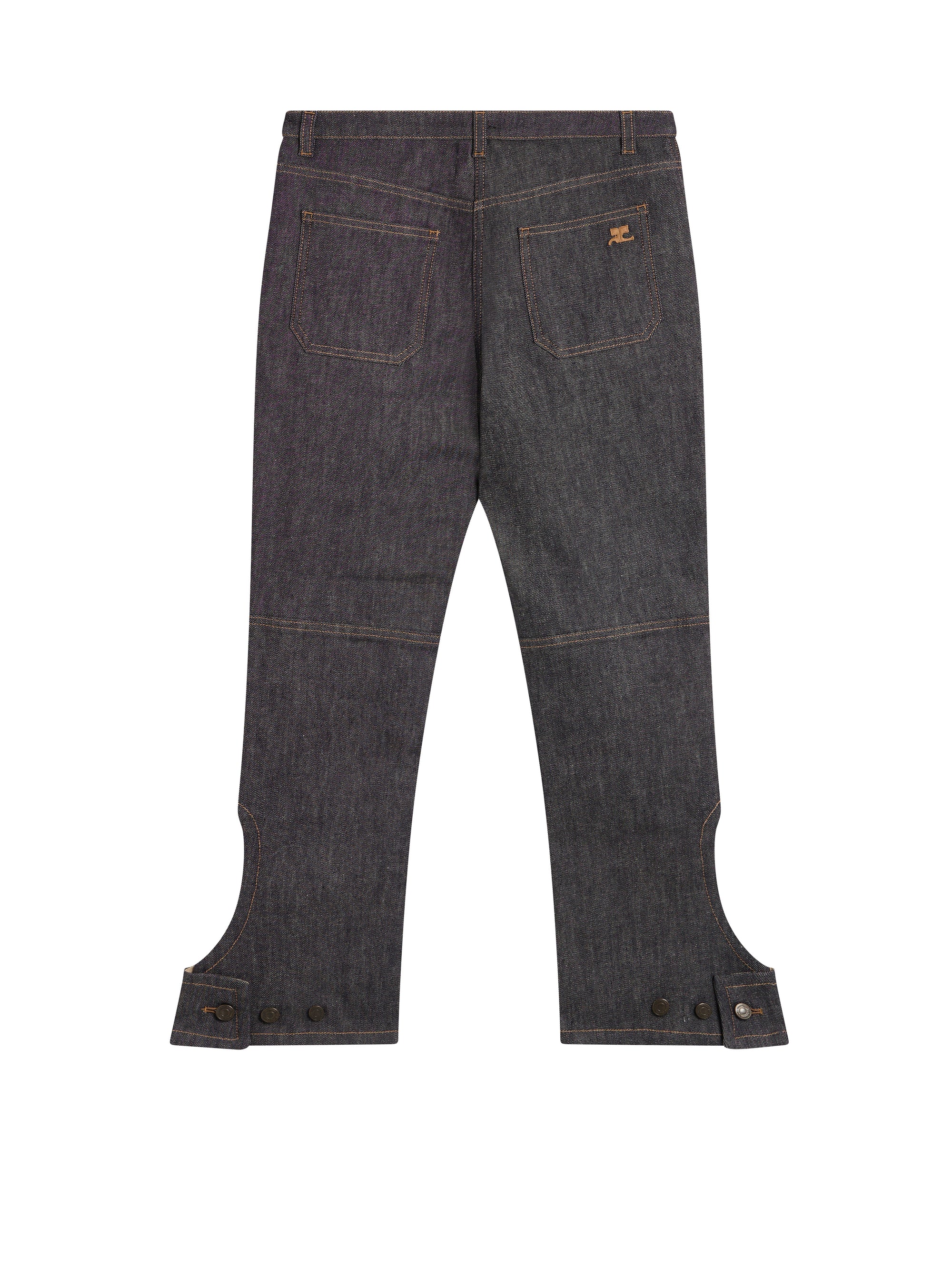 PREMIUM 38pcs NEW / PANTALON INVERSÉ EN DENIM  - Dark Heather Grey