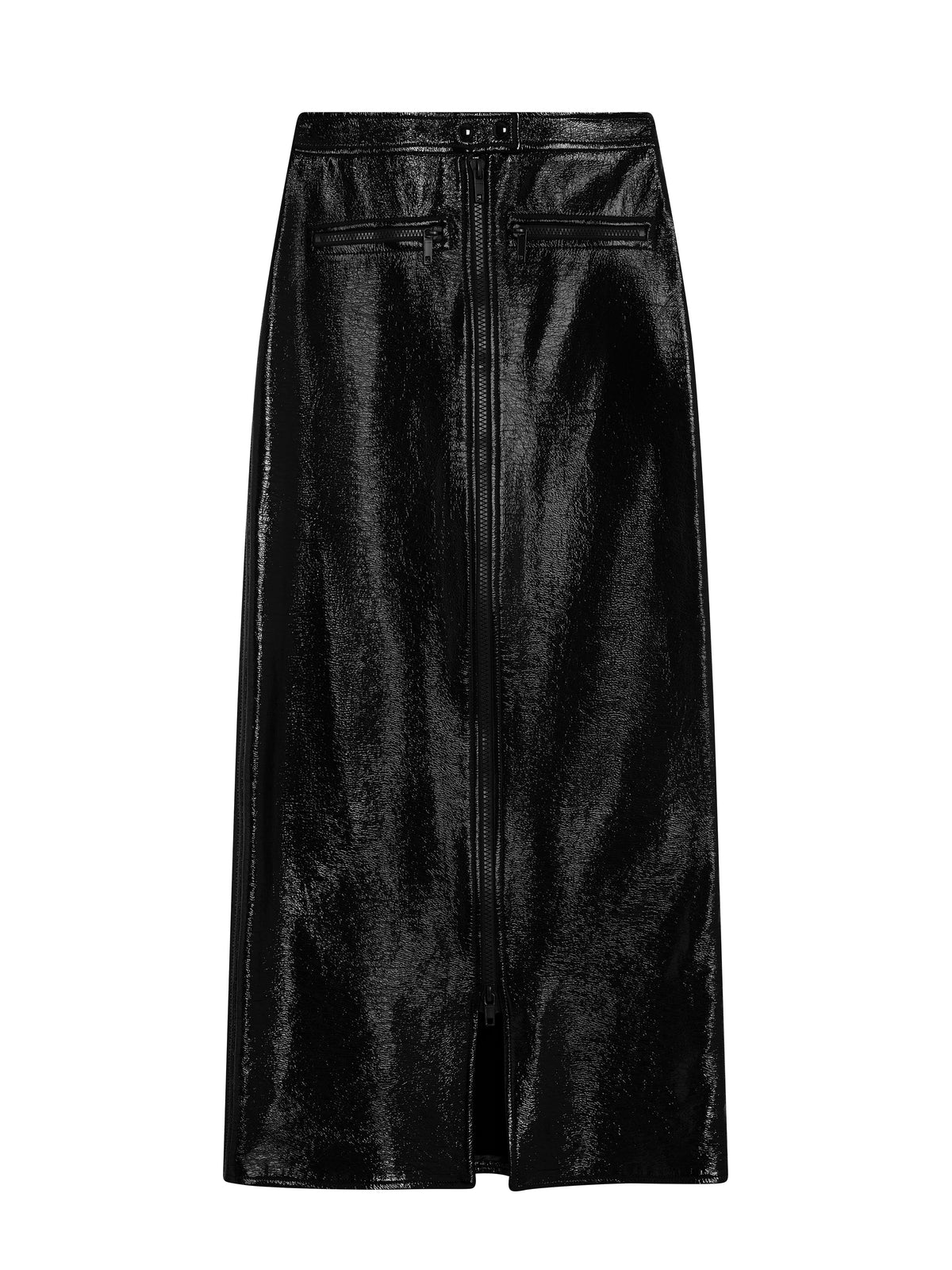 PRIX MARQUE : 130 / BIKER VINYL LONG SKIRT