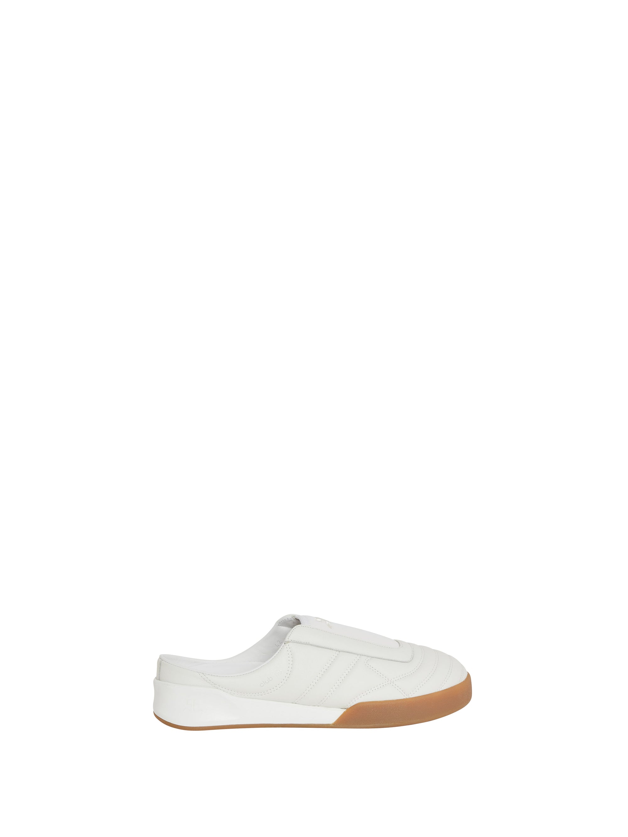 46pcs RELIQUAT 120€ / Baskets mules club 02 en cuir - Heritage white