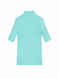 90pcs NEW / REEDITION SS RIB KNIT - Turquese