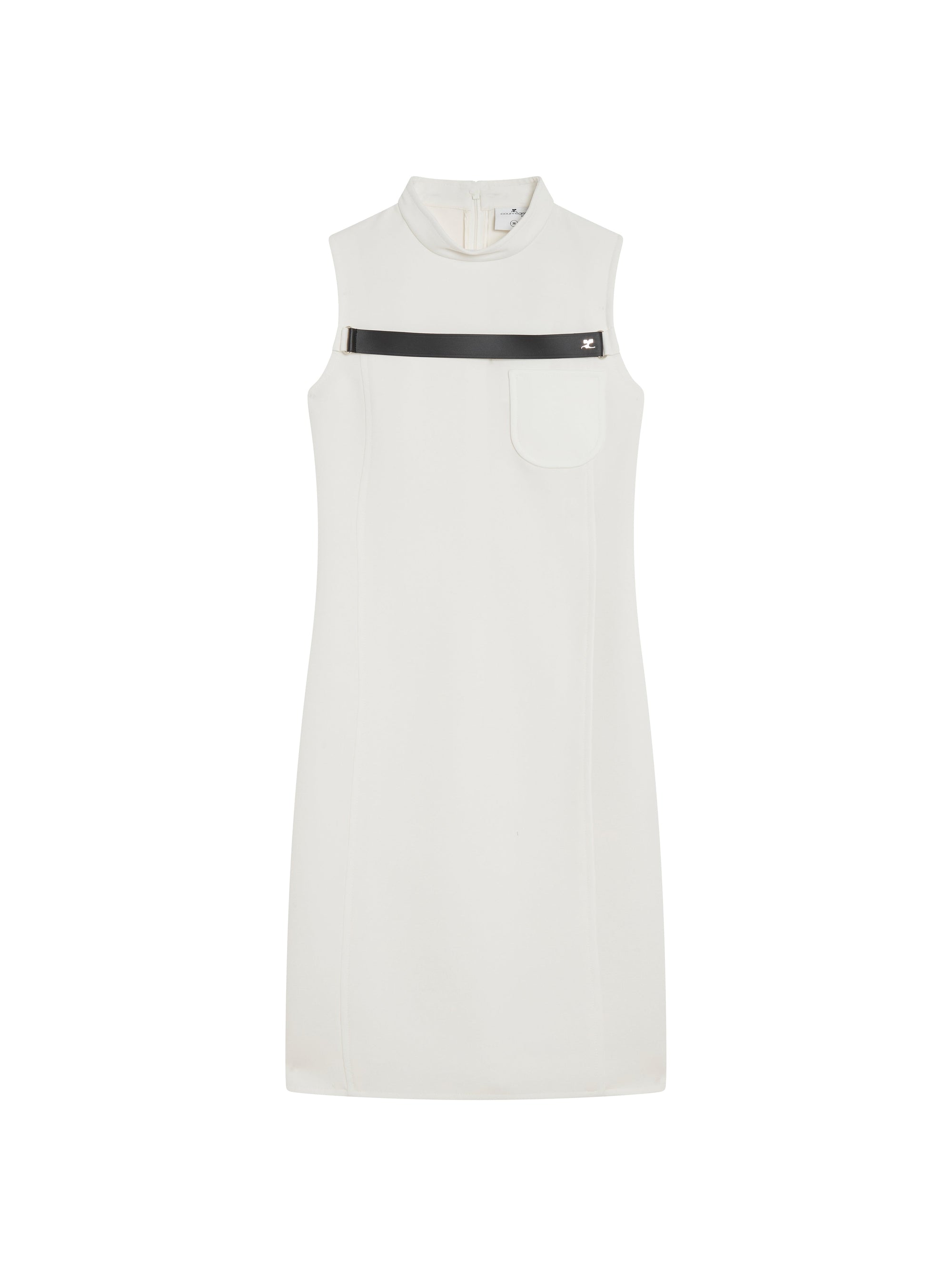 31pcs RELIQUAT 390€ / Robe tailleur longue strap en sergé - Heritage white