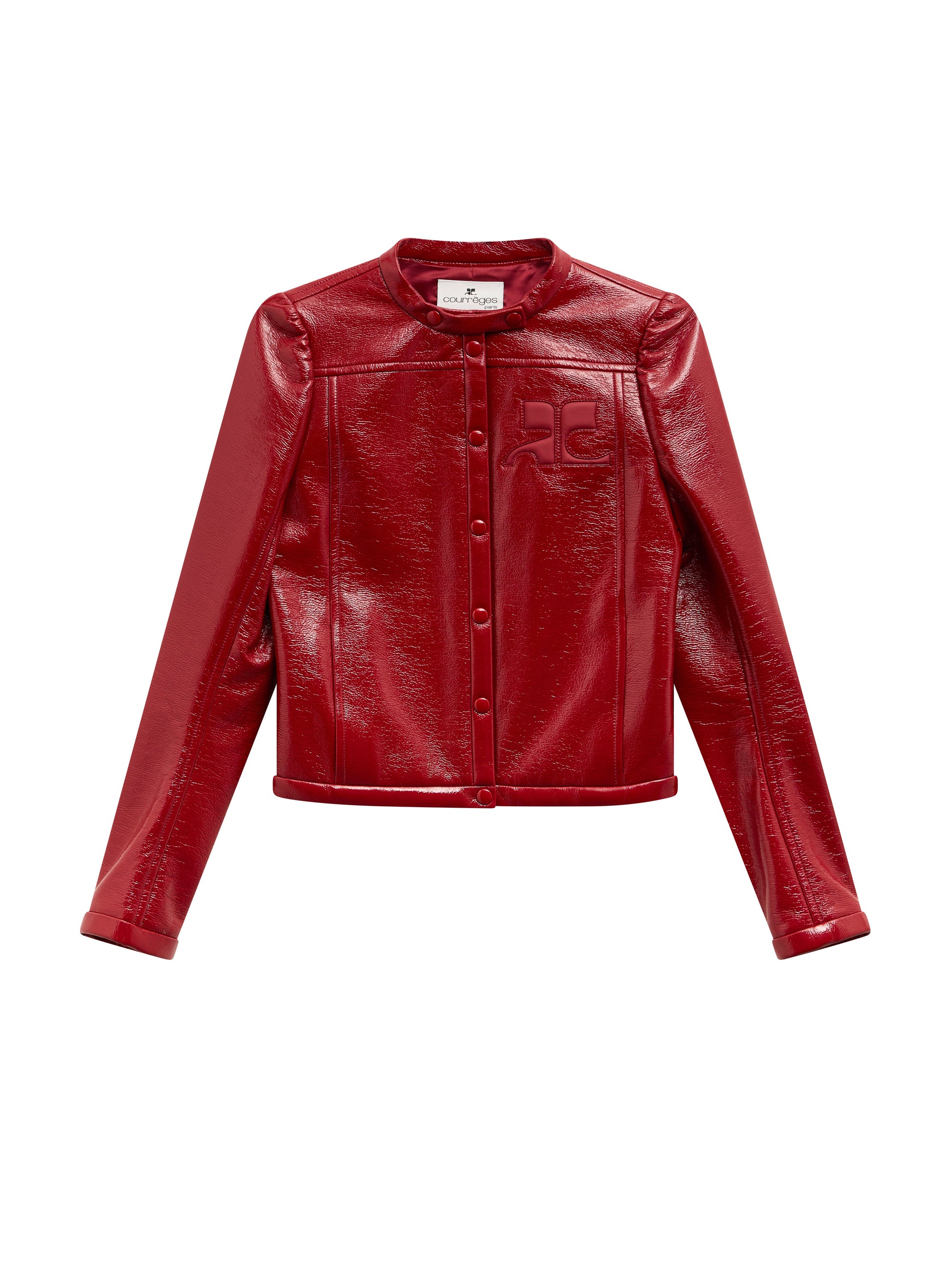 16pcs NEW / BLOUSON ICONIQUE VINYLE - Red