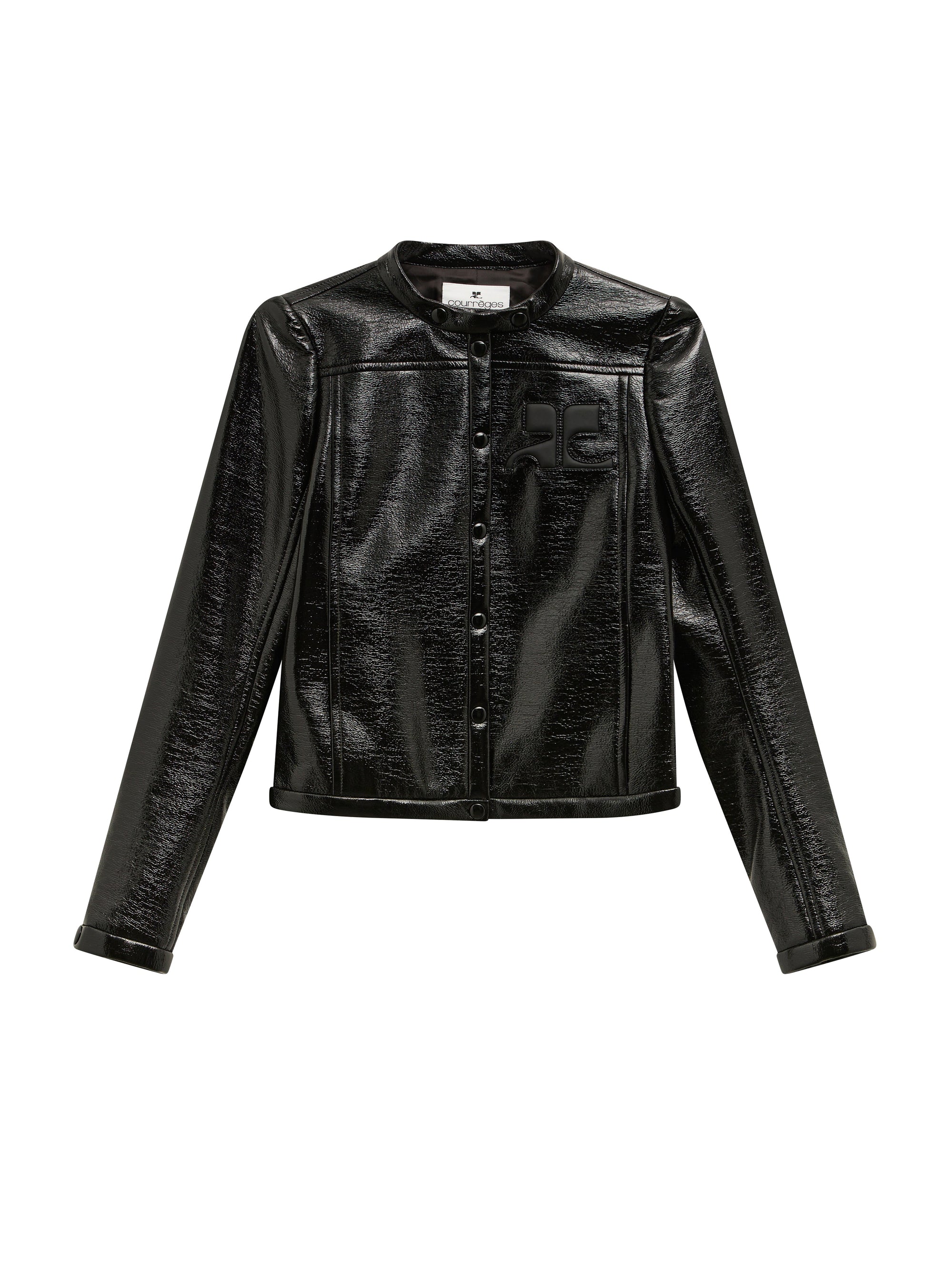 34pcs NEW / BLOUSON ICONIQUE VINYLE - Black