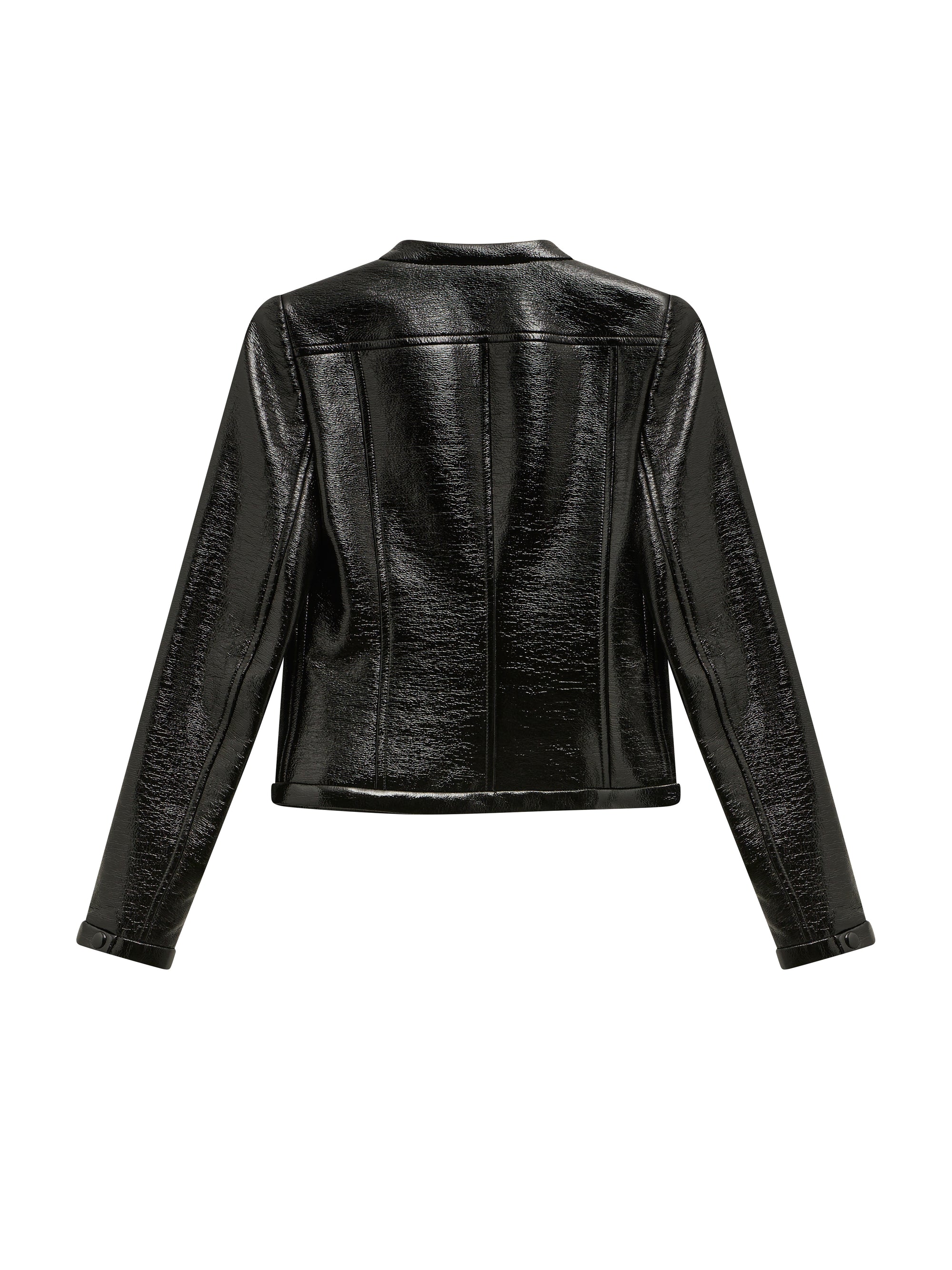 34pcs NEW / BLOUSON ICONIQUE VINYLE - Black