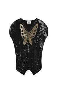 Robe Papillon en soie - Sequins Combo