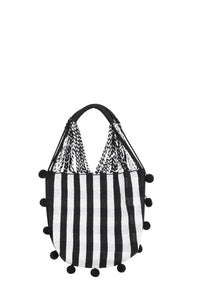 Sac Palladio à rayures - Black & White