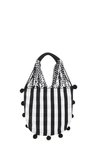 Sac Palladio à rayures - Black & White