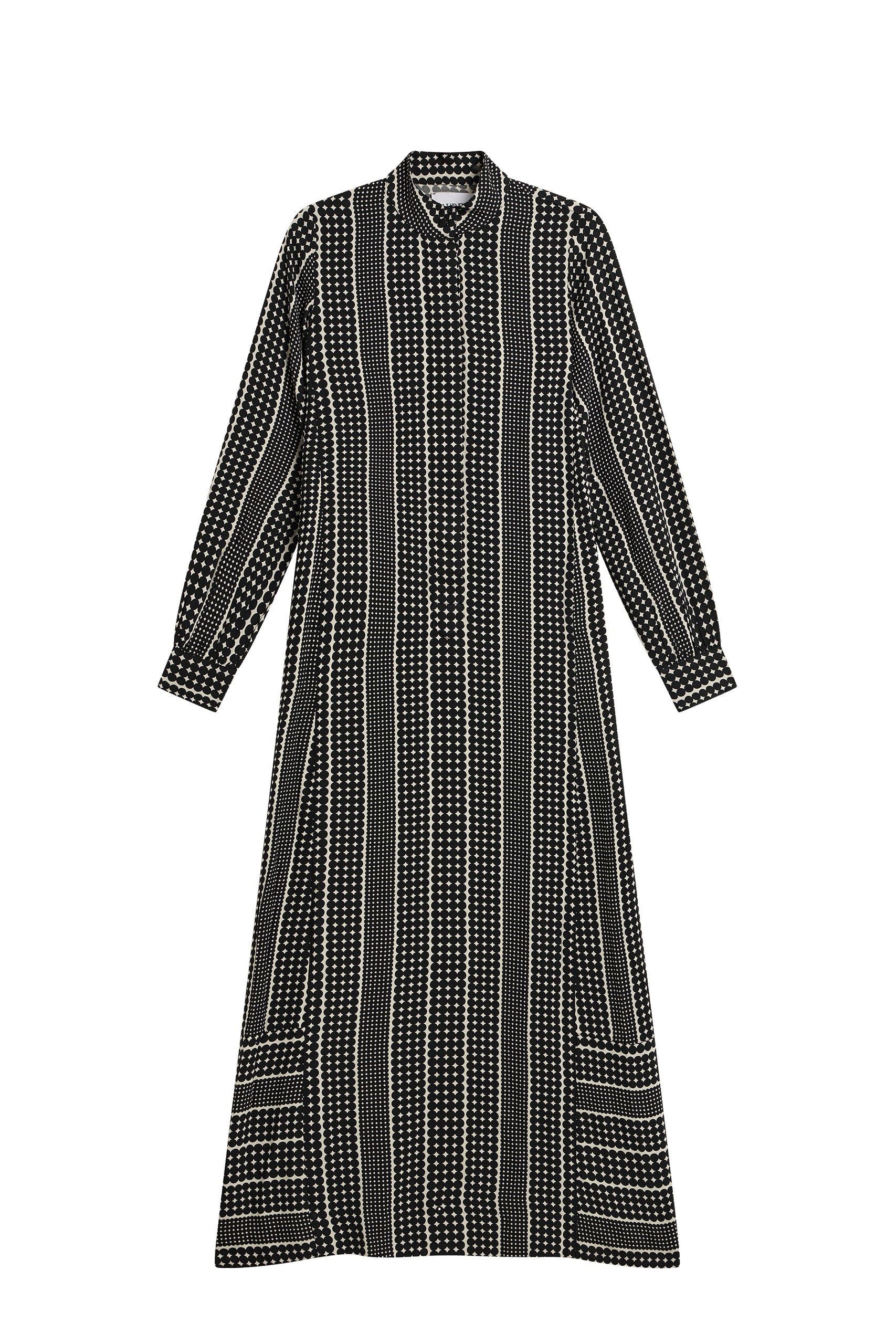 Robe Guggenheim à motifs - Black Dots