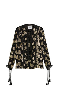 Blouse Giacometti - Black & Gold