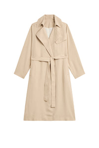 Trench-coat Cary coupe fluide - Beige
