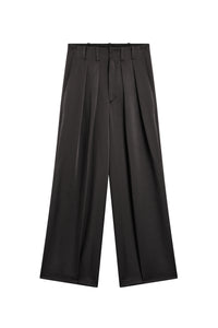 Pantalon Twister coupe large - Brown