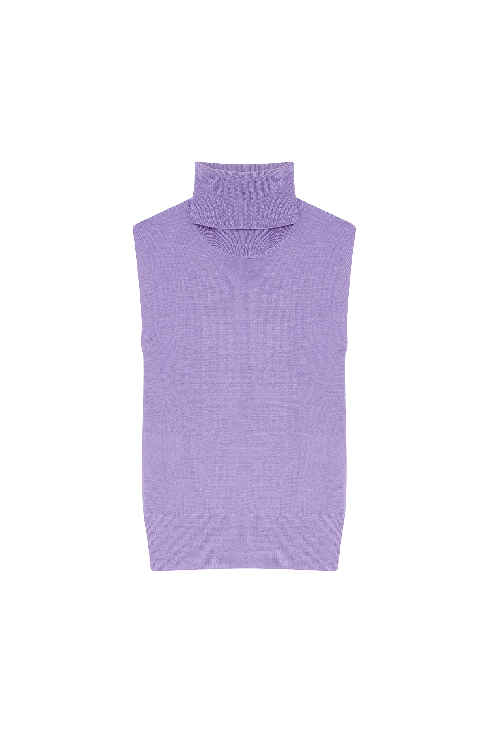 Pull Like sans manches en laine - Purple