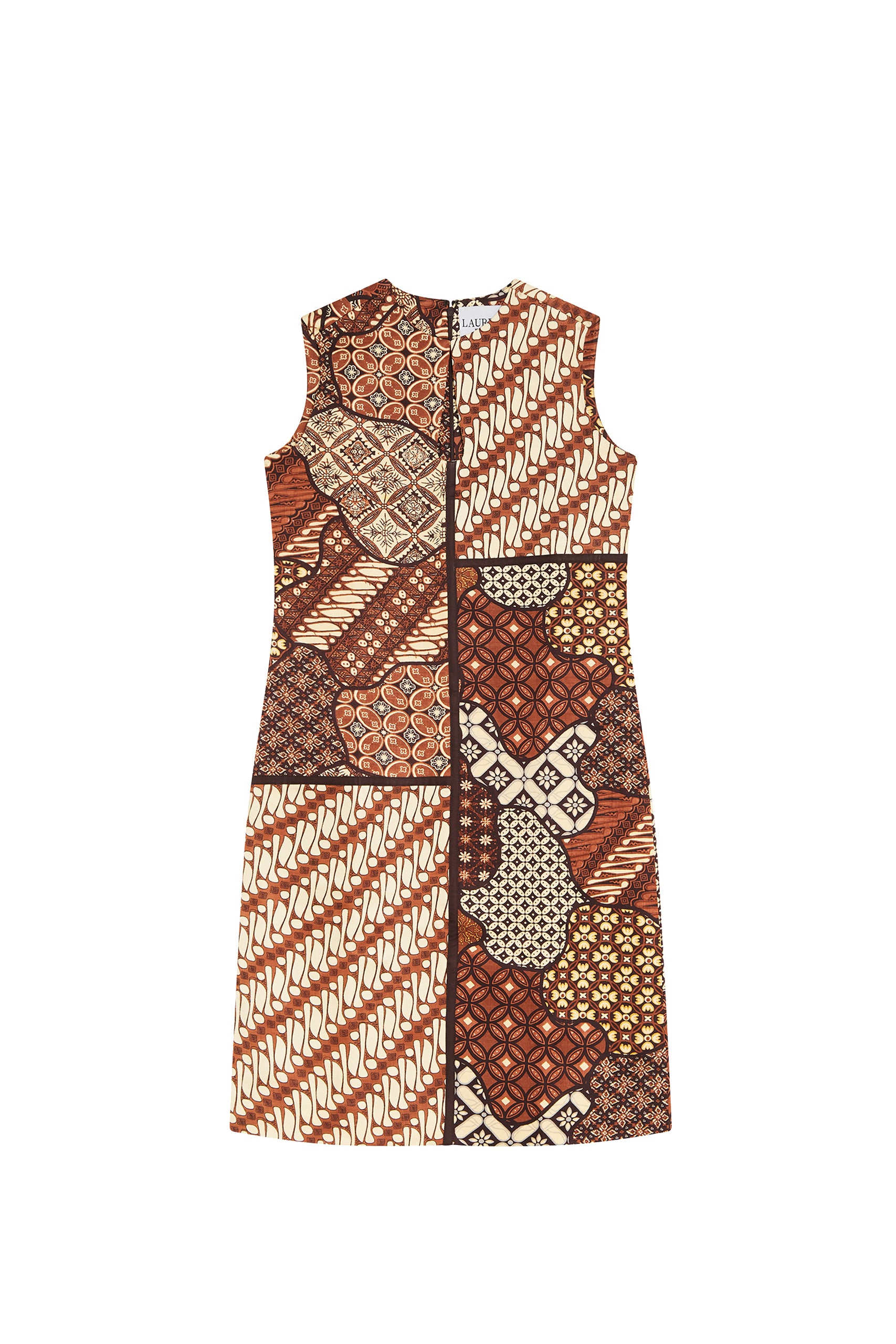 Robe Lotti sans manches en laine - Brown