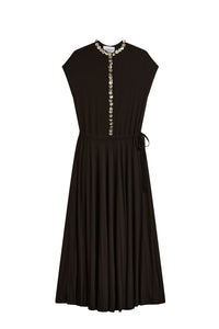 Robe Maya brodée de sequins - Brown